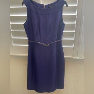 Purple Belted Tahari Dress